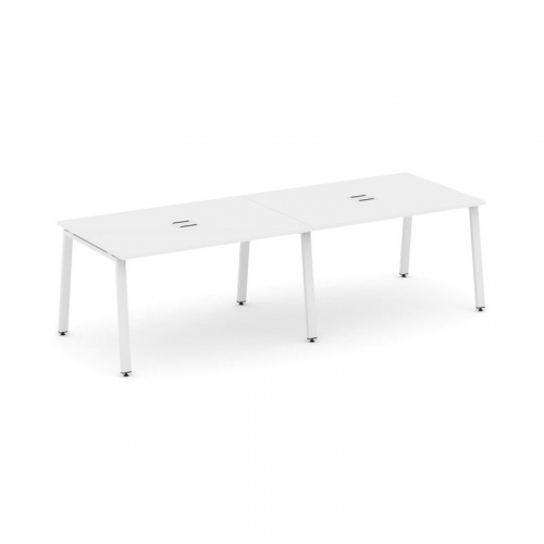 Style Project Стол переговорный SN-6A.SPRG-014 Тиквуд Светлый/Металл Белый 3160*980*750 фото 21