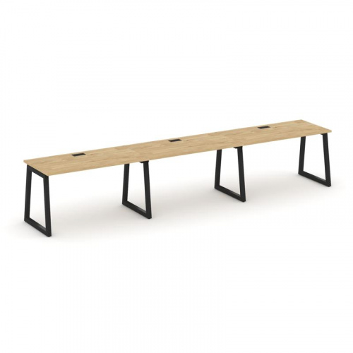 Style Project Рабочая станция 1 сторон. SN-5T1.ORS-053 Акация Лорка/Металл Антрацит/Заглушка Пластик