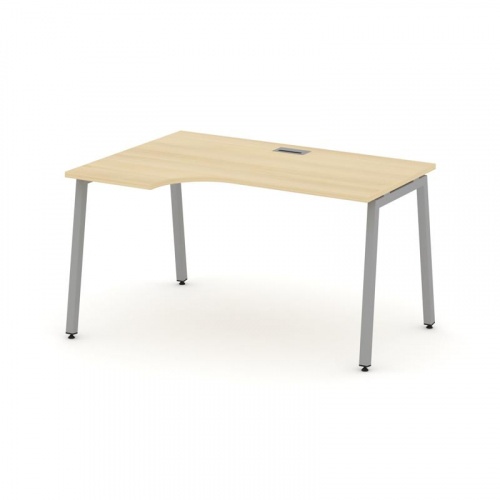 Style Project Стол рабочий эргоном. SN-4A.SPA-012(L) Акация Лорка/Металл Белый 1580*700/980*750 фото 13