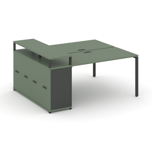 Бенч-система с опорным распашным шкафом Concept CN.DRS-221 фото 2