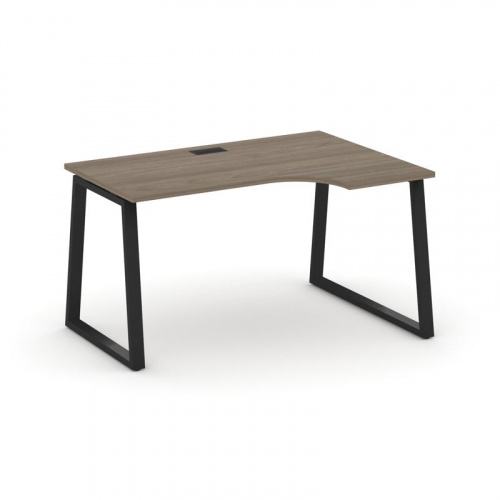 Style Project Стол рабочий эргоном. SN-6T1.SPA-022(R) Акация Лорка/Металл Антрацит/Заглушка Пластик фото 7 Style Project Стол рабочий эргоном. SN-6T1.SPA-022(R) Акация Лорка/Металл Антрацит/Заглушка Пластик фото 7