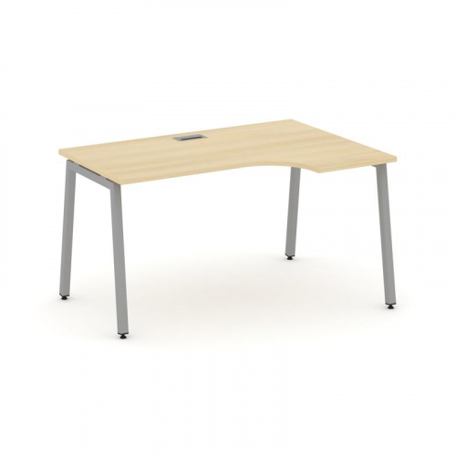 Style Project Стол рабочий эргоном. SN-4A.SPA-001(R) Белый/Металл Белый 1380*600/980*750 фото 14