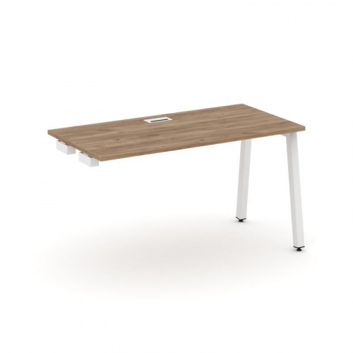 Style Project Стол-приставка к опор. элем. SN-5A.OPRS-002 Вяз Благородный/Металл Белый 1180*600*750 фото 15