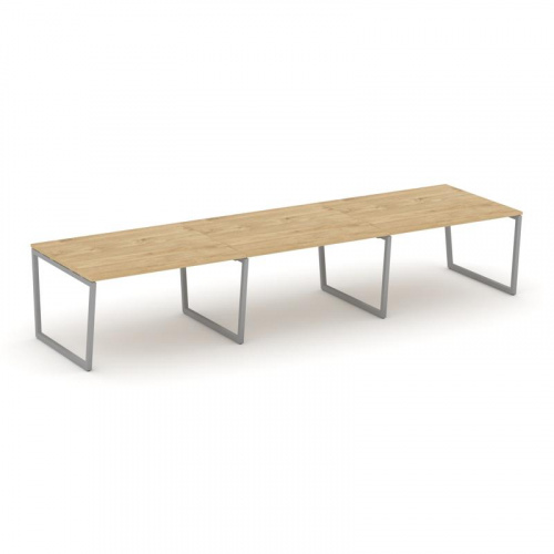 Style Project Стол переговорный SN-4T2.SPRG-054.3 Акация Лорка/Металл Антрацит 4740*1180*750 фото 2