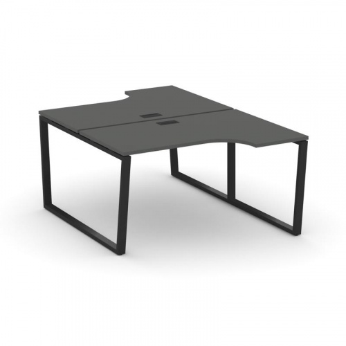 Style Project Рабочая станция эргоном. SN-6T2.DRPA-002 Акация Лорка/Металл Антрацит/Заглушка Пластик фото 5