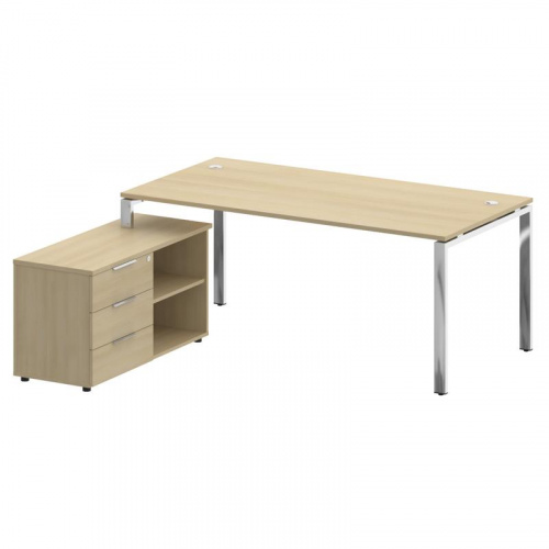 Стол руководителя с тумбой Metal System Direct БГ.СРТ-5.9 (L) фото 4
