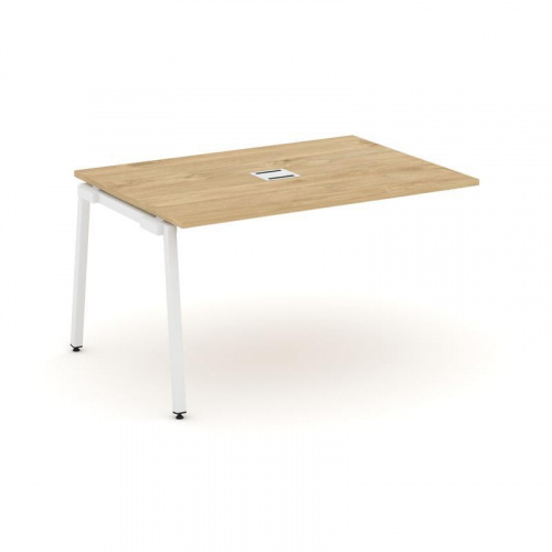 Style Project Проходной наб. элем. перег. стола SN-4A.NSPRG-004 Антрацит/Металл Белый 1580*980*750 фото 11