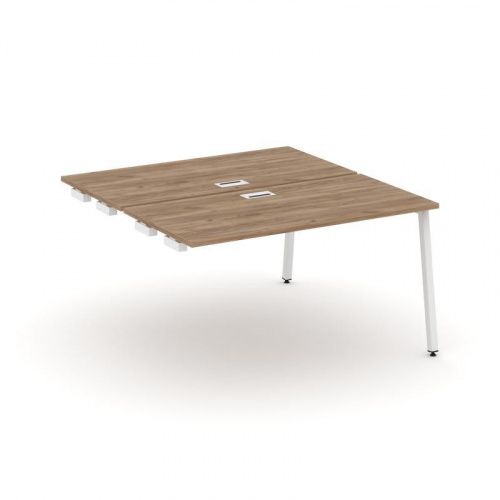 Style Project Стол-приставка к опор. элем. SN-4A.DPRS-014 Тиквуд Светлый/Металл Белый 1580*1432*750 фото 27