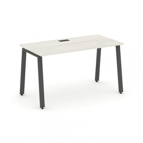 Style Project Стол письменный SN-6A.SP-013 Тиквуд Светлый/Металл Белый 1380*700*750 фото 20