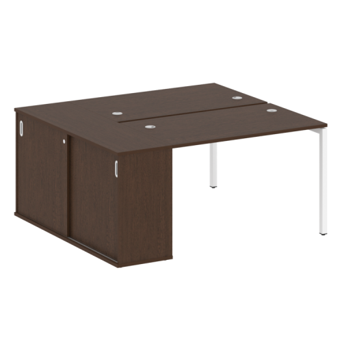 Бенч-система с шкафом-купе на П-обр. м/к Metal System Quattro 40БП.РС-СШК-1.2 фото 5