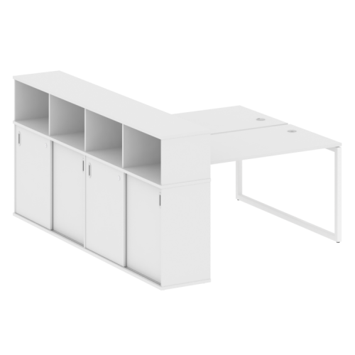 Бенч-система с шкафом-купе на О-обр. м/к Metal System Quattro 40БО.РС-СШК-4.3 фото 10