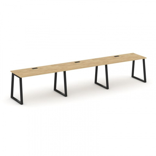 Style Project Рабочая станция 1 сторон. SN-6T1.ORS-034 Акация Лорка/Металл Антрацит/Заглушка Пластик