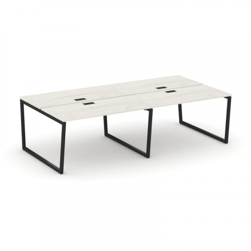 Style Project Рабочая станция 2-х сторон. SN-4T2.DRS-043 Акация Лорка/Металл Антрацит/Заглушка Пласт фото 5