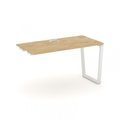 Style Project Стол-приставка к опор. элем. SN-6T2.OPRS-011 Акация Лорка/Металл Антрацит/Заглушка Пла фото 3