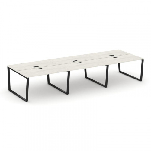 Style Project Рабочая станция 2-х сторон. SN-6T2.DRS-072 Акация Лорка/Металл Антрацит/Заглушка Пласт фото 6