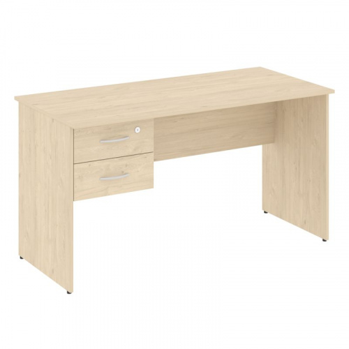 Nova S Стол письменный с подвесной тумбой В.СПТП-3 Бук Артизан 1400*650*750 фото 2