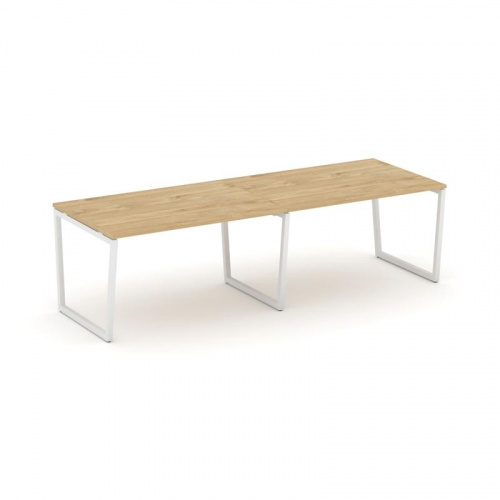 Style Project Стол переговорный SN-4T2.SPRG-011.3 Акация Лорка/Металл Антрацит 1960*980*750 фото 3