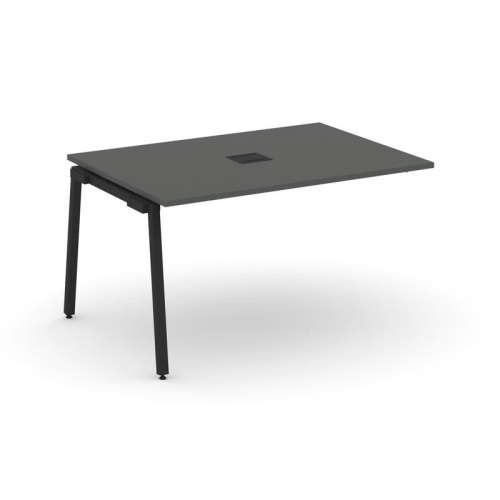 Style Project Проходной наб. элем. перег. стола SN-4A.NSPRG-004 Антрацит/Металл Белый 1580*980*750 фото 6