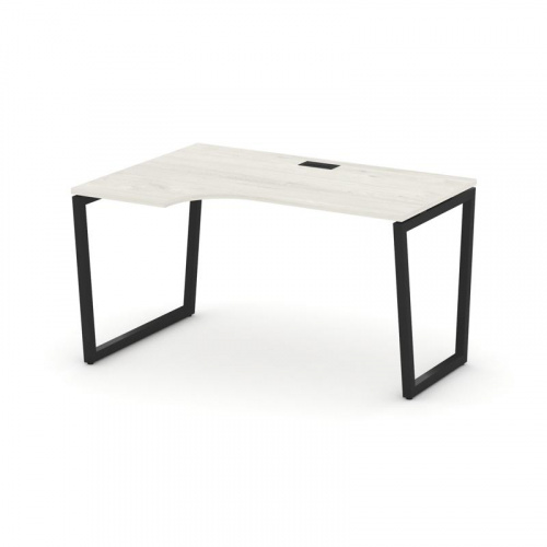 Style Project Стол рабочий эргоном. SN-4T2.SPA-022(L) Акация Лорка/Металл Антрацит/Заглушка Пластик фото 5