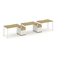 Бенч-система на 3 места с 2 опорными тумбами Concept CN.ORS-330