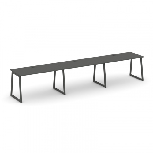 Style Project Рабочая станция 1 сторон. SN-4T1.ORS-042 Акация Лорка/Металл Антрацит/Заглушка Пластик фото 14