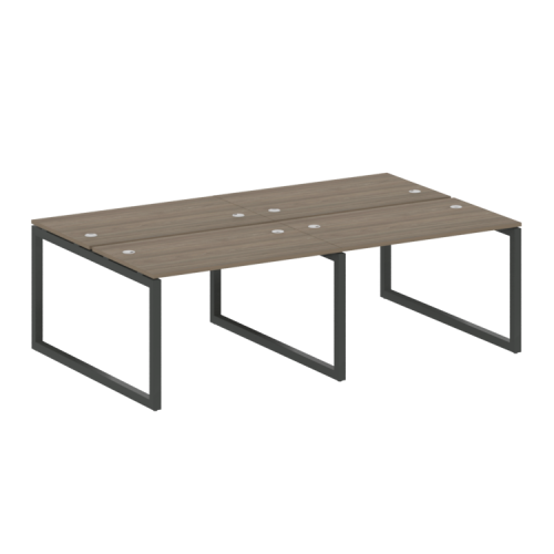 Бенч-система на 4 места на О-обр. м/к Metal System Quattro 50БО.СМ-4.2  фото 2