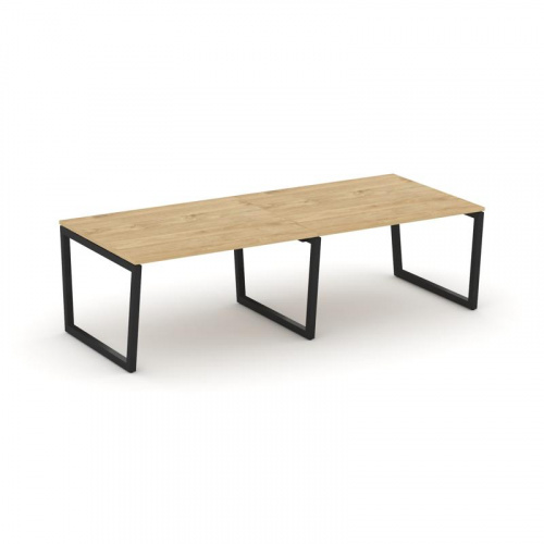 Style Project Стол переговорный SN-5T2.SPRG-044.3 Акация Лорка/Металл Антрацит 3160*1180*750 Style Project Стол переговорный SN-5T2.SPRG-044.3 Акация Лорка/Металл Антрацит 3160*1180*750