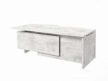 Стол с опорной тумбой FI-121R.DD Хромикс белый