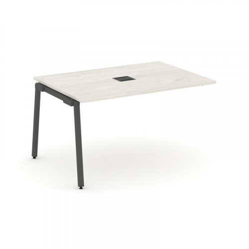 Style Project Проходной наб. элем. перег. стола SN-4A.NSPRG-004 Антрацит/Металл Белый 1580*980*750 фото 26