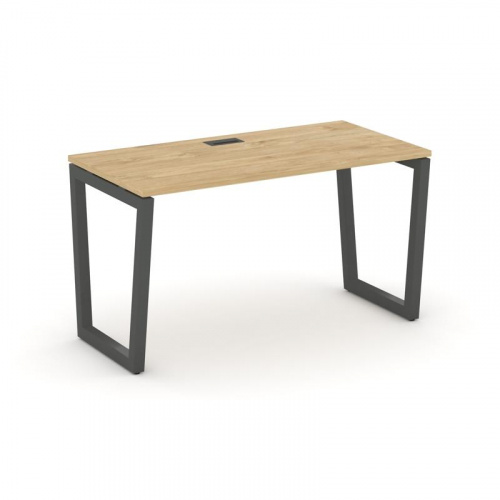 Style Project Стол письменный SN-5T2.SP-014 Акация Лорка/Металл Антрацит/Заглушка Пластик Черный 158 фото 22