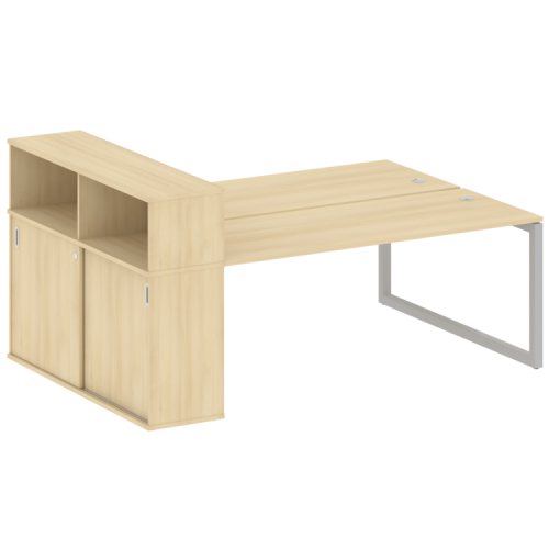 Бенч-система с шкафом-купе на О-обр. м/к Metal System Quattro 50БО.РС-СШК-2.5 фото 4