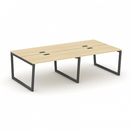 Style Project Рабочая станция 2-х сторон. SN-5T2.DRS-053 Акация Лорка/Металл Антрацит/Заглушка Пласт