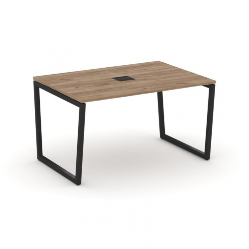 Style Project Стол переговорный SN-4T2.SPRG-002 Акация Лорка/Металл Антрацит/Заглушка Металл Антраци фото 7