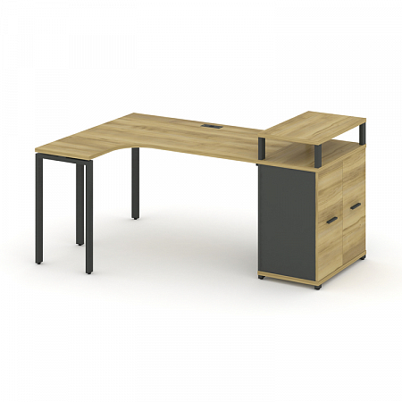 Стол эргономичный с опорным распашным шкафом Concept CN.SA-212(L)
