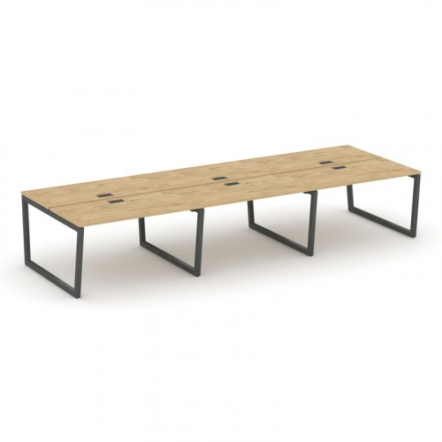 Style Project Рабочая станция 2-х сторон. SN-5T2.DRS-072 Акация Лорка/Металл Антрацит/Заглушка Пласт фото 22