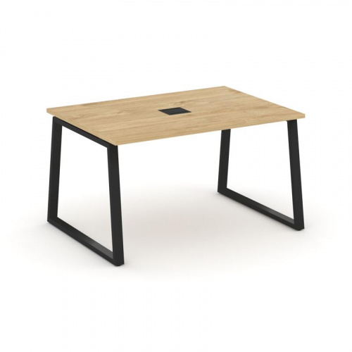 Style Project Стол переговорный SN-6T1.SPRG-001 Акация Лорка/Металл Антрацит/Заглушка Металл Антраци