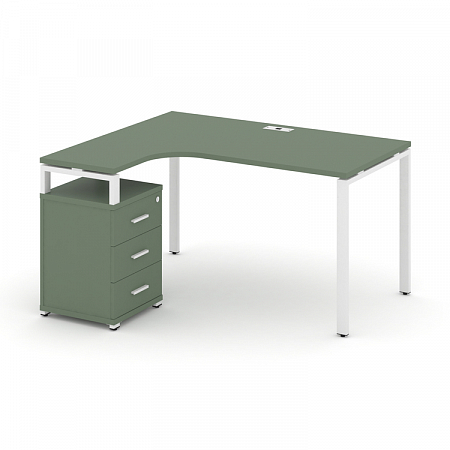 Стол эргономичный с опорной тумбой Concept CN.SA-307(L)