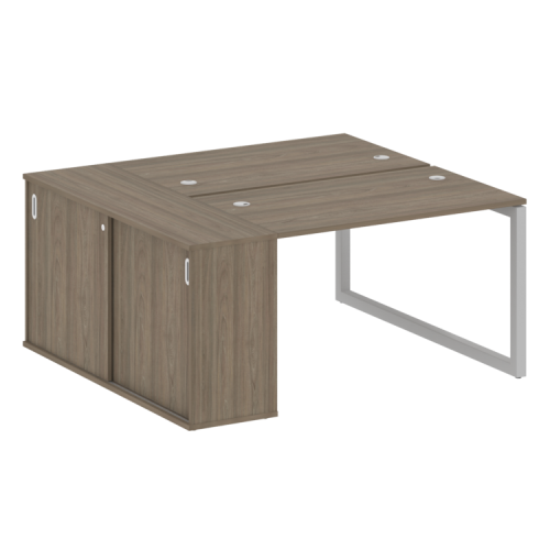 Бенч-система с шкафом-купе на О-обр. м/к Metal System Quattro 50БО.РС-СШК-1.2 фото 2