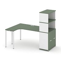 Стол эргономичный с опорным распашным шкафом Concept CN.SA-215(L)