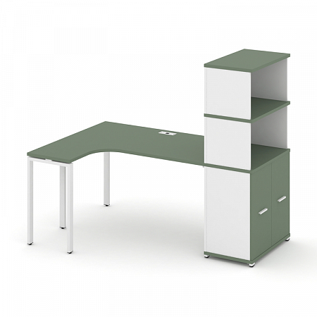 Стол эргономичный с опорным распашным шкафом Concept CN.SA-215(L)