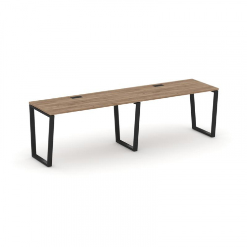 Style Project Рабочая станция 1 сторон. SN-6T2.ORS-012 Акация Лорка/Металл Антрацит/Заглушка Пластик фото 8