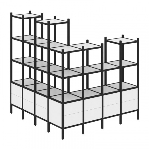 Стеллаж офисный угловой Loft VR.L-55 фото 8 Стеллаж офисный угловой Loft VR.L-55 фото 8