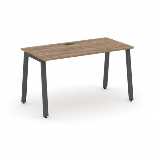 Style Project Стол письменный SN-6A.SP-013 Тиквуд Светлый/Металл Белый 1380*700*750 фото 17