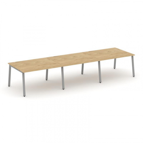 Style Project Стол переговорный SN-6A.SPRG-052.3 Акация Лорка/Металл Антрацит 3540*1180*750 фото 8