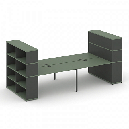 Бенч-система с опорными стеллажами Concept CN.DRS-257