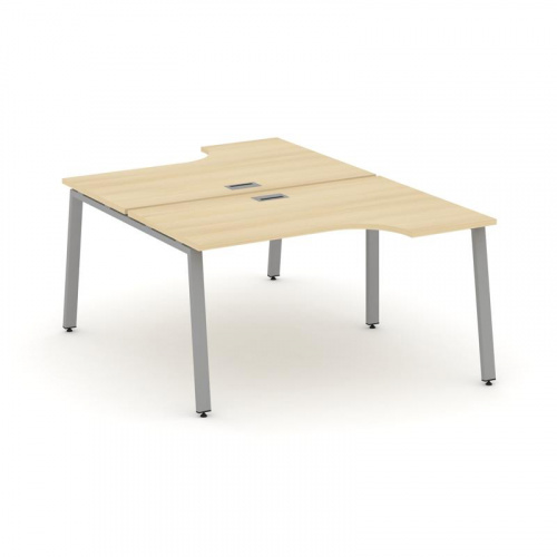 Style Project Рабочая станция эргоном. SN-6A.DRPA-002 Тиквуд Светлый/Металл Антрацит 1580*1232/1992* фото 7