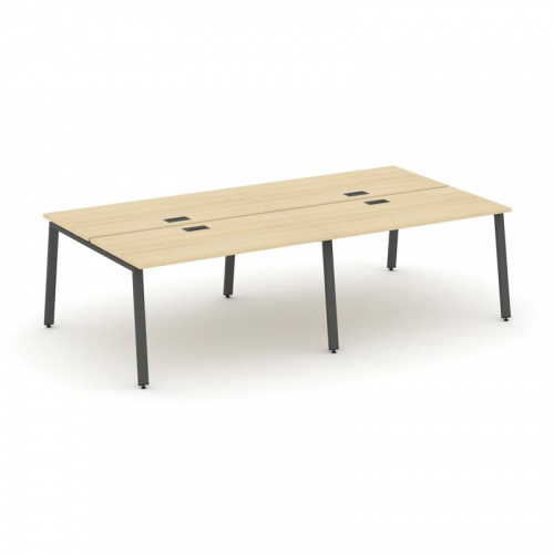 Style Project Рабочая станция 2-х сторон. SN-6A.DRS-034 Вяз Благородный/Металл Антрацит 3160*1232*75 фото 23