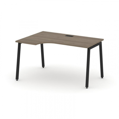 Style Project Стол рабочий эргоном. SN-4A.SPA-012(L) Акация Лорка/Металл Белый 1580*700/980*750 фото 8