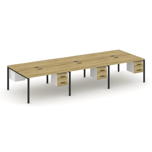 Бенч-система на 6 мест с подвесными тумбами Concept CN.DRS-155 фото 6