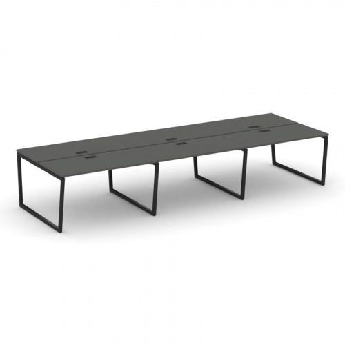 Style Project Рабочая станция 2-х сторон. SN-4T2.DRS-082 Акация Лорка/Металл Антрацит/Заглушка Пласт фото 7